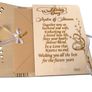 Personalized Wooden Wedding Card, Money Gift Option Available Image 10