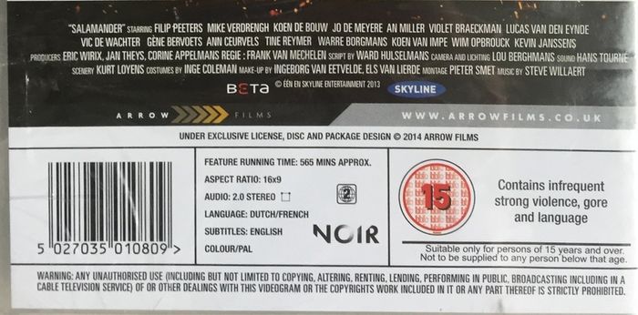 Salamander - Series 1 (2012-2013) [DVD TV Boxsets] STILL SEALED