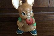 Vintage Stonecraft Pendelfin rabbit ornament Scrumpy