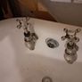 Cast Iron Bath with Antique Taps Image 2