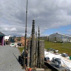 pneumatic military radio masts