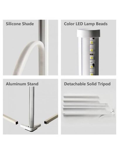 Corner WiFi Floor Lamp Smart RGBWIC LED Alexa