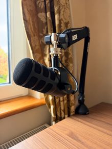 Rode PodMic, with Arm and Pop Filter