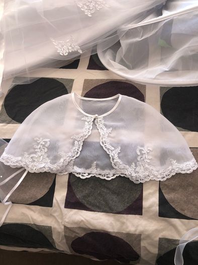 Stunning twin communion outfits