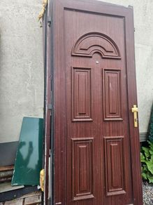 pvc double glazed door and frame