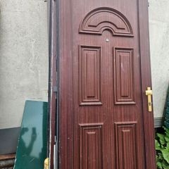 pvc double glazed door and frame