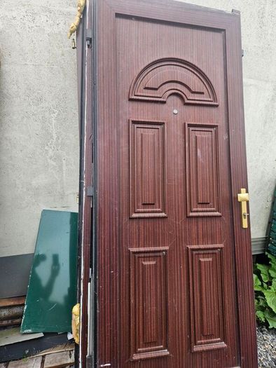 pvc double glazed door and frame