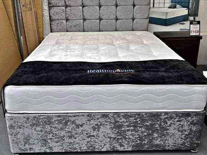 New Double, King And Superking Sizes Divan Beds Instock. Multiple Headboard Designs And Drawers Storage Available