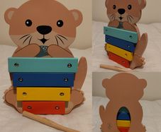 Wooden Otter Zylophone Toy