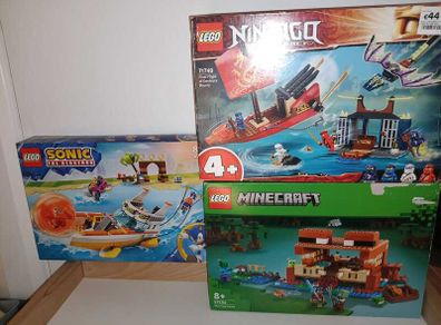 LEGO Sets Ninjago / Minecraft / Sonic 45e each