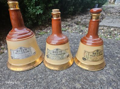 Whiskey bottles  Bells Scotch Whiskey Wade jars