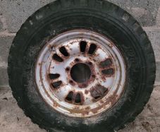 Pajero steel wheel
