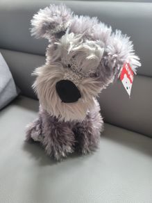 GUND Bentley Wire Hair Terrier Dog 11.5 Inch Plush, Gray Brand New Soft Toy Teddy Bear Plush