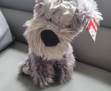 GUND Bentley Wire Hair Terrier Dog 11.5 Inch Plush, Gray Brand New Soft Toy Teddy Bear Plush