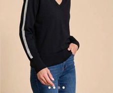 100% Wool Paul Costelloe Living Studio V-neck Jumper