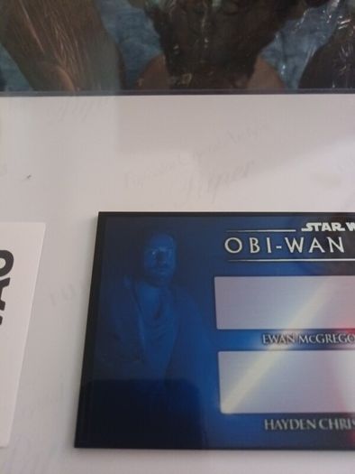 star wars autograph plaque