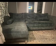 Emerald Green Corner Sofa
