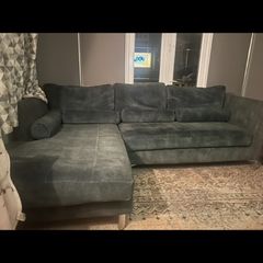 Emerald Green Corner Sofa