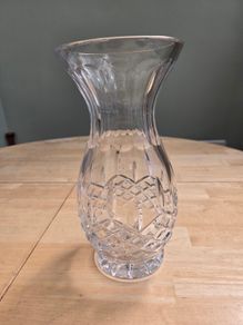 Large Galway Crystal Vase