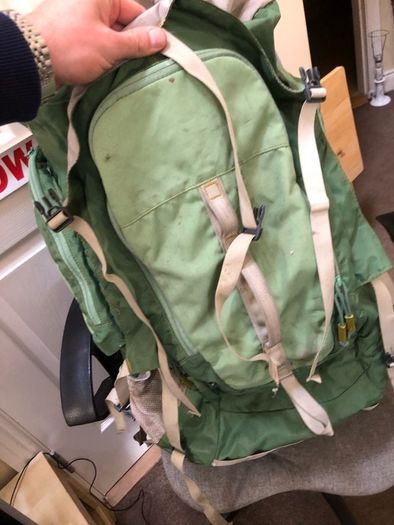 Huge Kelty Coyote 75 W Green Frame Hiking Bag