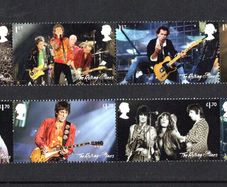 2022 Great Britain Music Giants - The Rolling Stones Commemorative Stamps Mint Never Hinged (MNH)