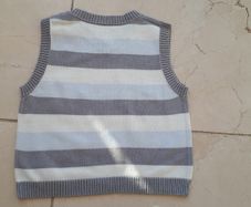 9-12M LIKE NEW Boy Knitted Vest Gilet