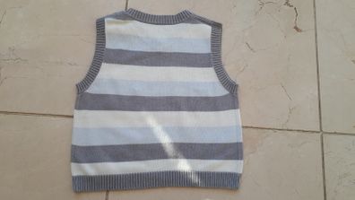 9-12M LIKE NEW Boy Knitted Vest Gilet