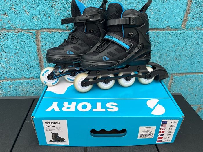 Story Fusion Adjustable Inline Skates with Leds