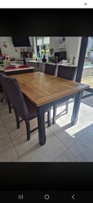 Dinning table and 6 chairs