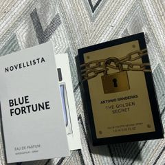 Antonio banderas the golden secret and novellista blue fortune perfume samples new
