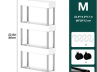 main image for ad storage kitchen shelf Interspace Gap shelf mobile kitchen toilet gap rack Bathroom storage rack Fridge side seam finishing rack