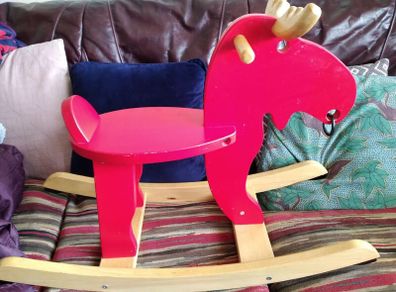 wooden rocking toy