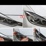 2Pcs/Set Carbon Fiber Headlight Eyebrows Eye Lid Cover fit for BMW 3 Series F30, F31, F34 Image 2