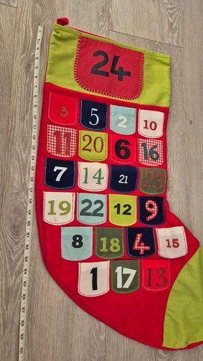 Large Christmas Advent Sock