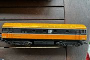Vintage Lima train approximately 50 years old Irish Railway Models OO gauge model of a CIE A Class (001 Class) diesel locomotive numbered 015 in the distinctive black and yellow InterCity/CIE livery  hornby train