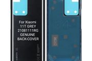 Xiaomi 11T - Battery Cover (Meteorite Gray) - XIAMI11T-04