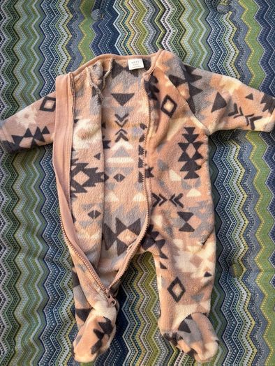 Next baby fleece sleepsuit (up to 1 month)