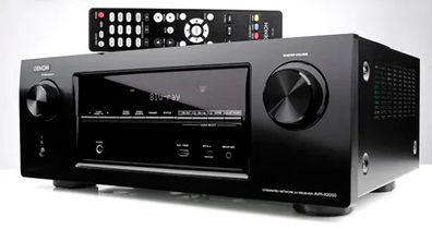 Denon AVR-X2000 7.1 Channel AV Receiver Mint Condition with Remote & Audyssey Mic