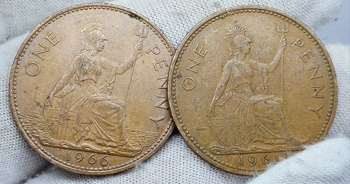 Great Britain 1961 1966 Elizabeth II Penny Lot