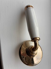 Vintage Gainsborough porcelain interior door handle (per unit)