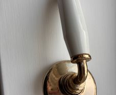 Vintage Gainsborough porcelain interior door handle (per unit)