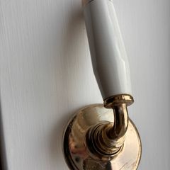 Vintage Gainsborough porcelain interior door handle (per unit)