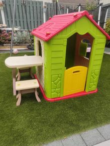 Deluxe playhouse with table and chairs