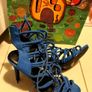 Price drop MISO Blue Rope-Lace Heeled Sandals Size UK 7 / EU 40 Image 7