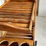 Wooden serving trolley Image 3