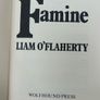 Liam O Flaherty FAMINE 1979 First Wolfhound Press Edition HC DJ Irish Classic VG Image 4