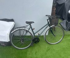 Falcon Explorer Hybrid (green, with front basket)