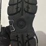 New Rock 373-S4 size 42 Metallic Leather Gothic Mid Calf Punk rock Boots Image 4