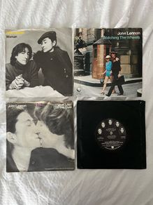 4x John Lennon 7" singles