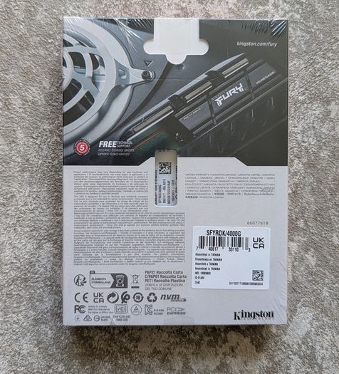 Kingston Fury Renegade 4TB SSD Nvme M.2 - New